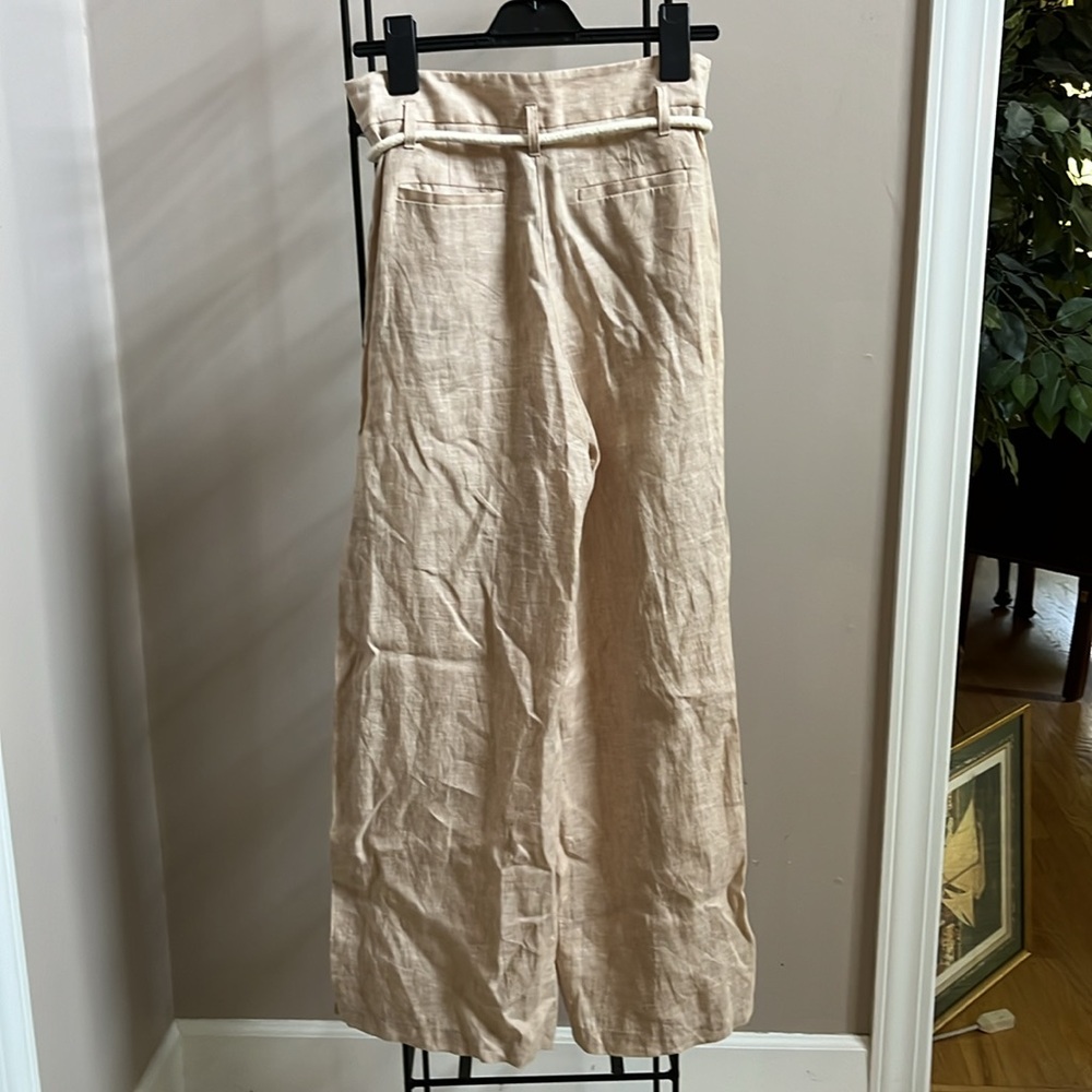 Anthropologie rope belt pant